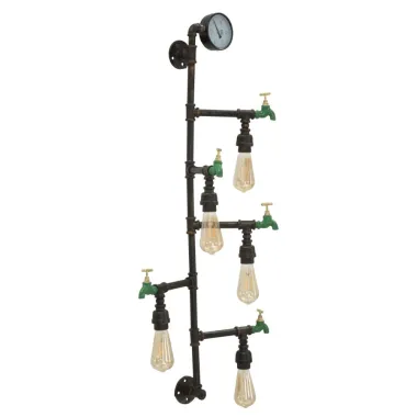 LAMPKA ŚCIENNA MANHATTAN 5 ŚWIATEŁ 50x30x105 cm